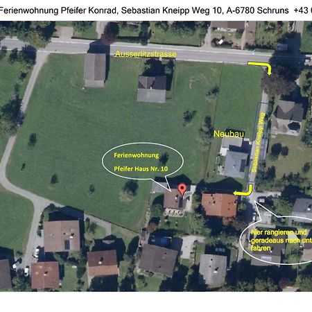 Ferienwohnung Konrad Pfeifer Schruns Exteriör bild