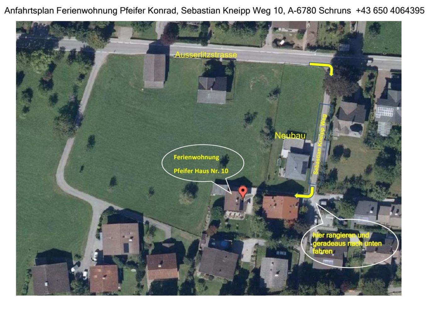 Ferienwohnung Konrad Pfeifer Schruns Exteriör bild